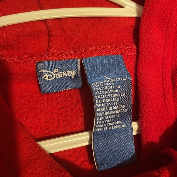 Mickey Mouse vintage 80s Red hoodie Sherpa - Picture 5 of 5